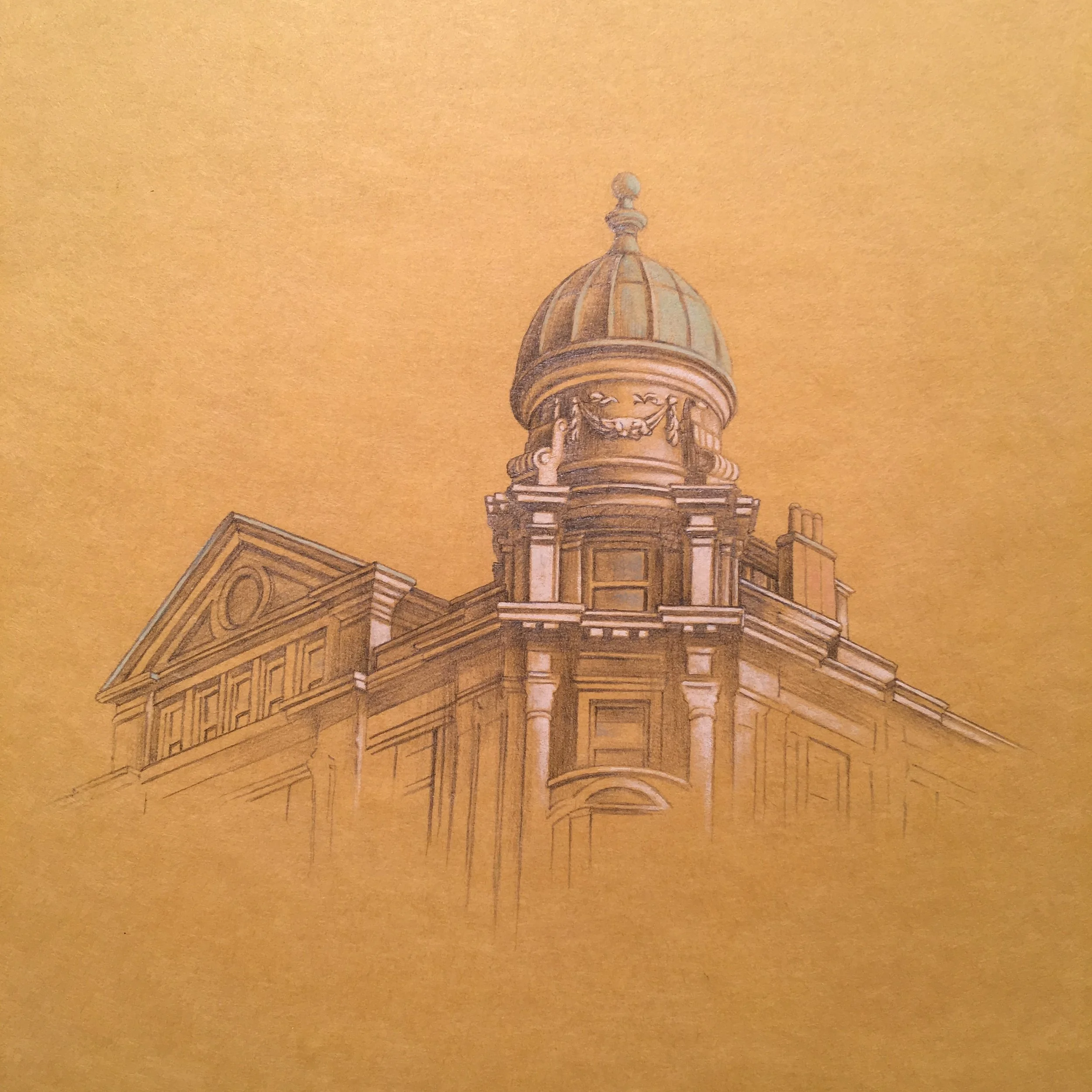  10"x10", 1995, Graphite and Oil Pigment on Paper, Price on Request 