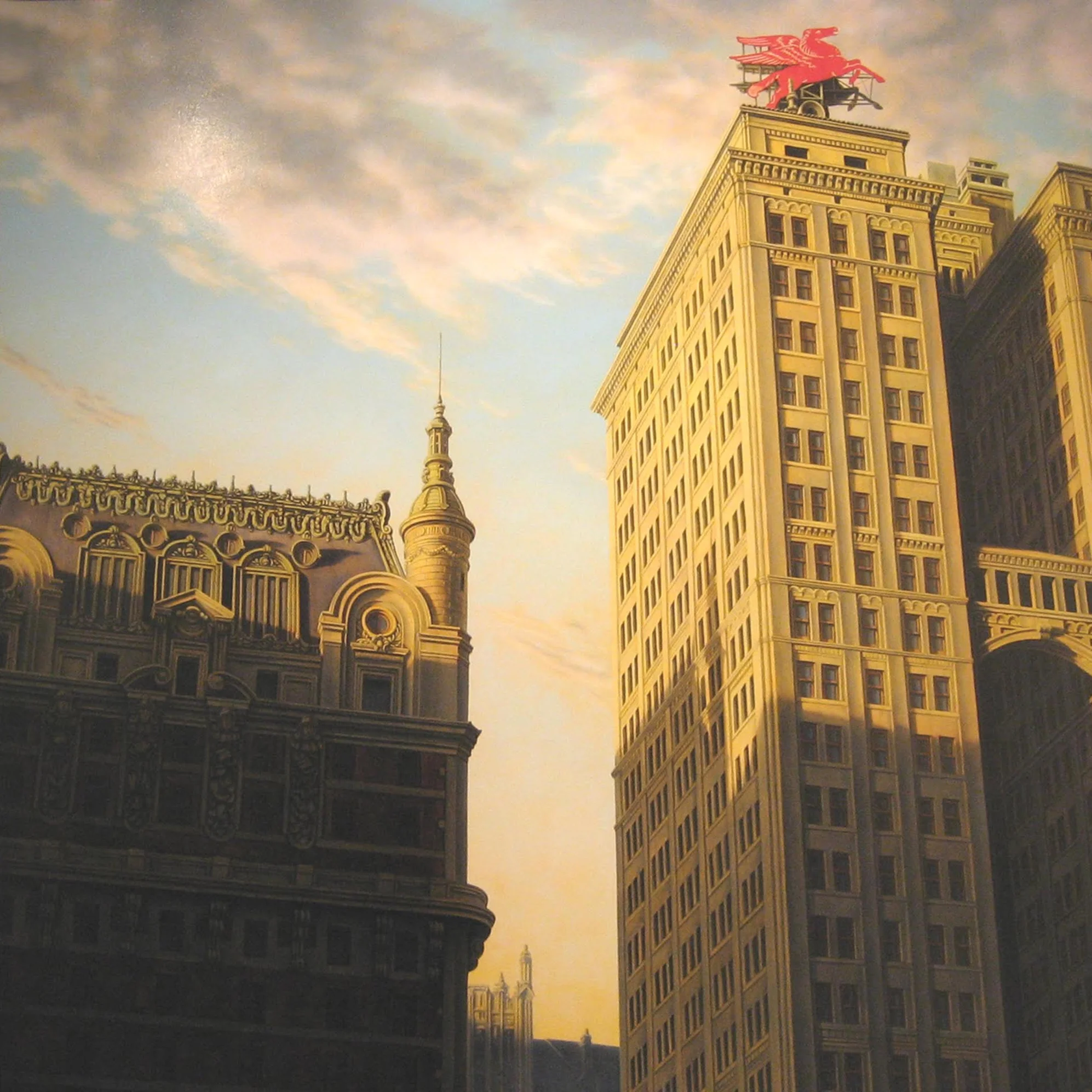 Pegasus, 32"x32", 2009, Oil on Panel, Private Collection