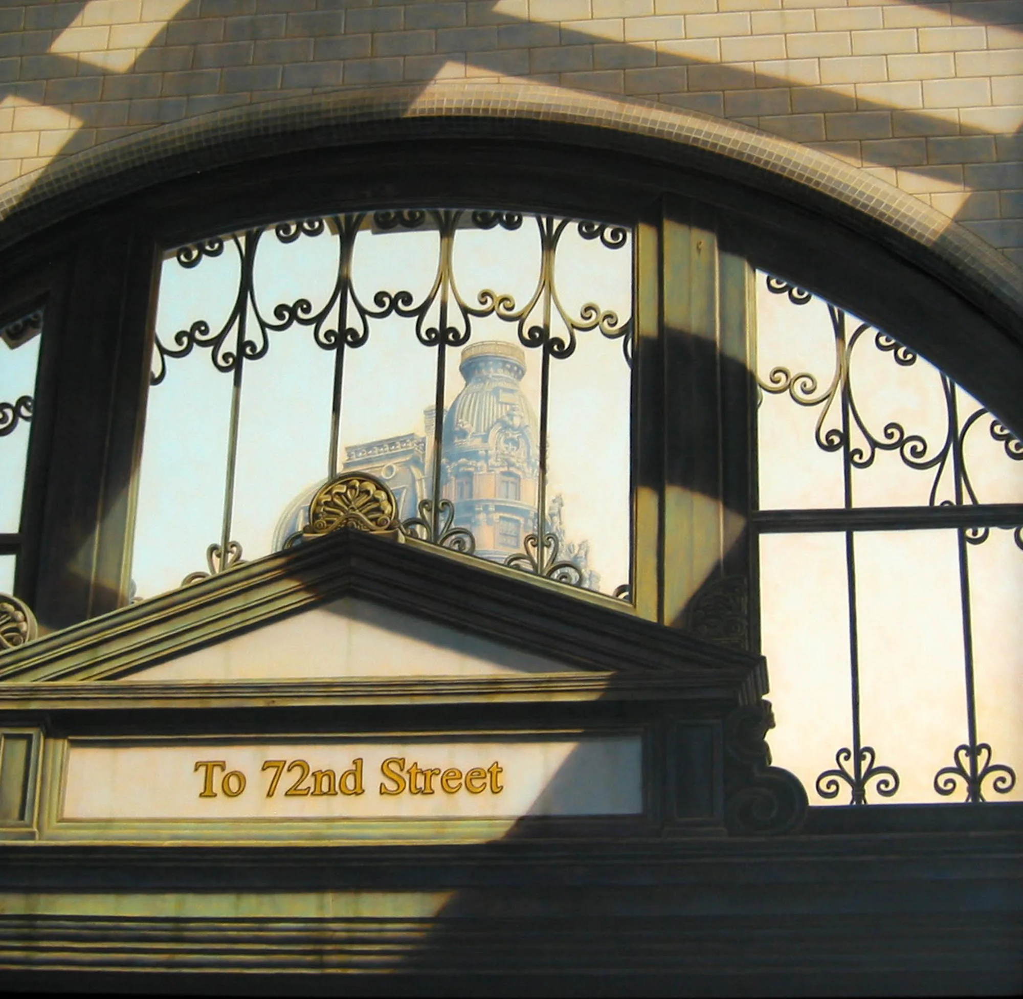  Ansonia, 36"x36", 2008, Oil on Panel, Collection: Commerce Bancshares, MO 