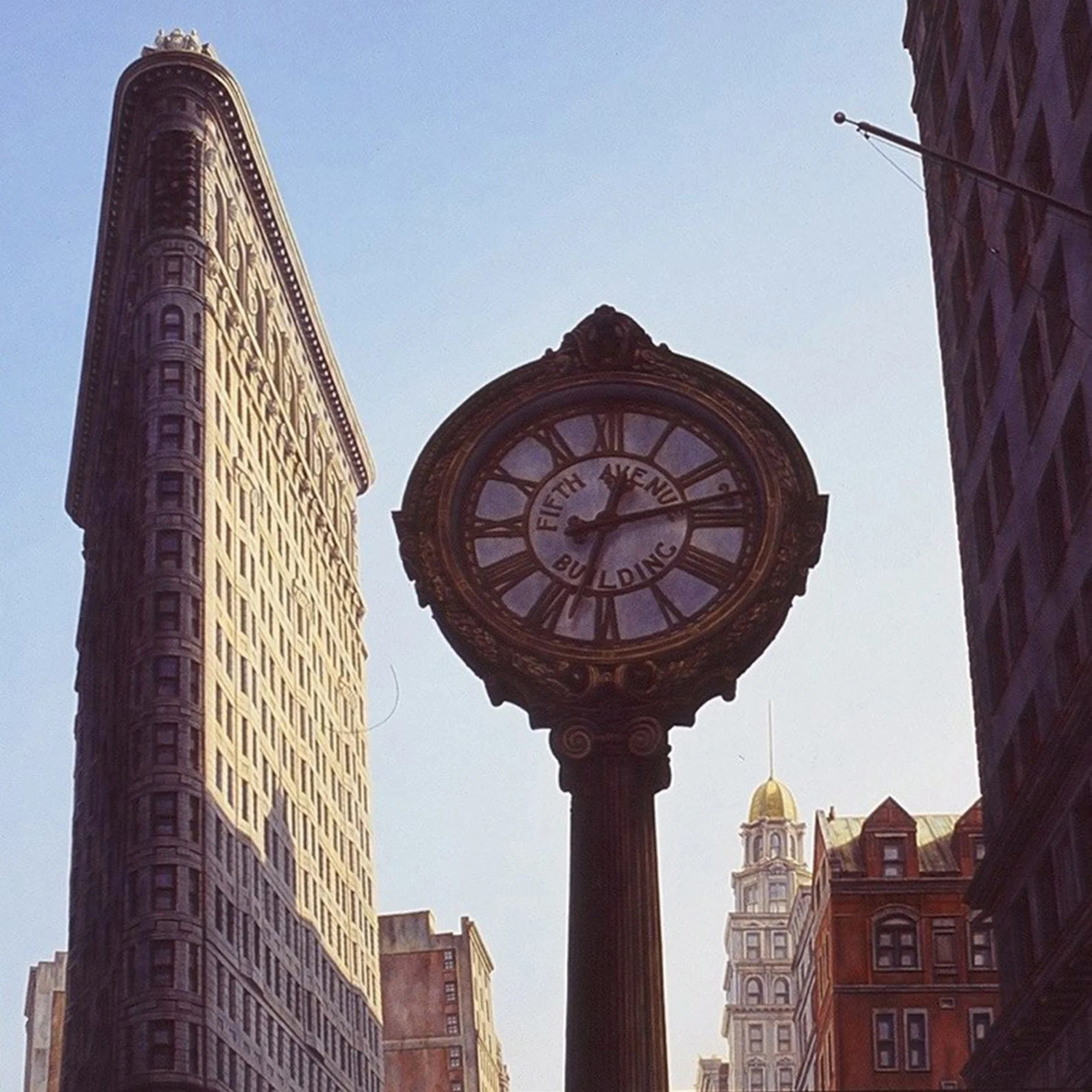 Flat Iron, 48"x48", 2008, Oil on Panel, Collection: McMillan, NY