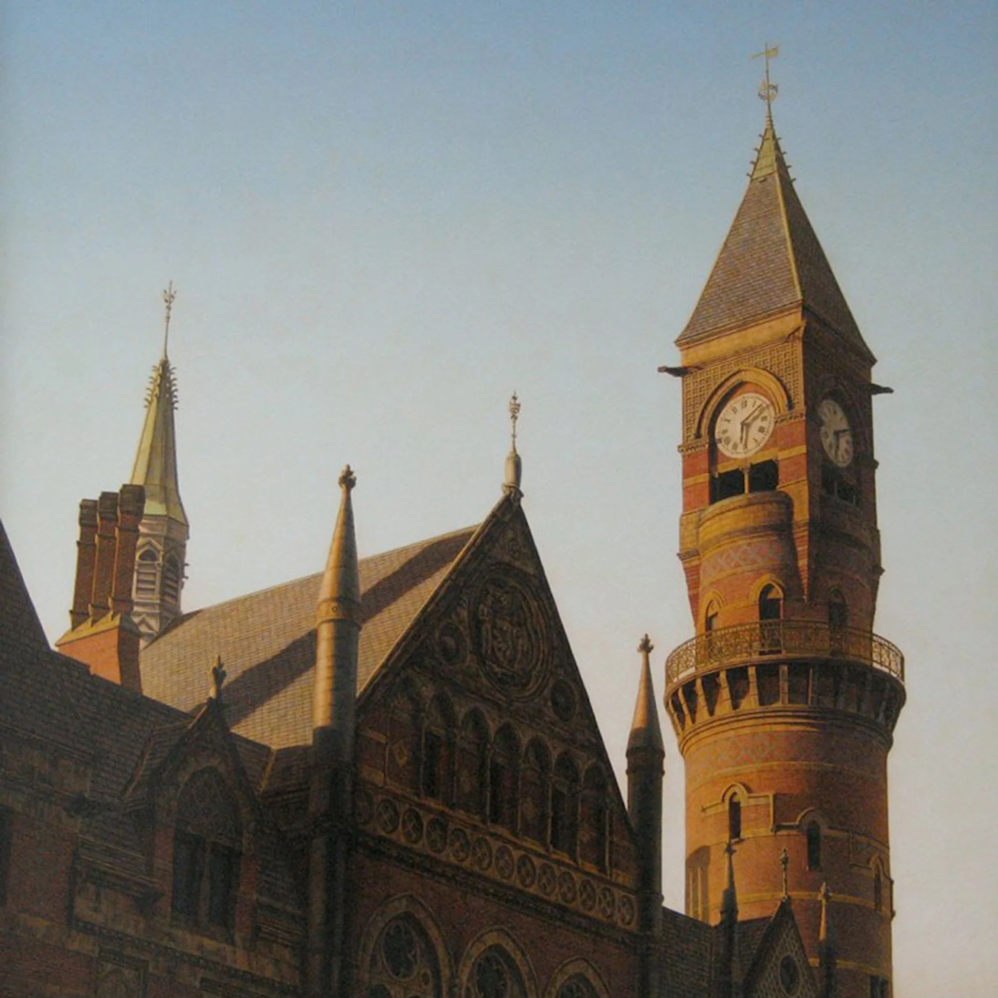 Jefferson Market, 48"x48", 2007, Oil on Panel, Collection: Peter May, NY 