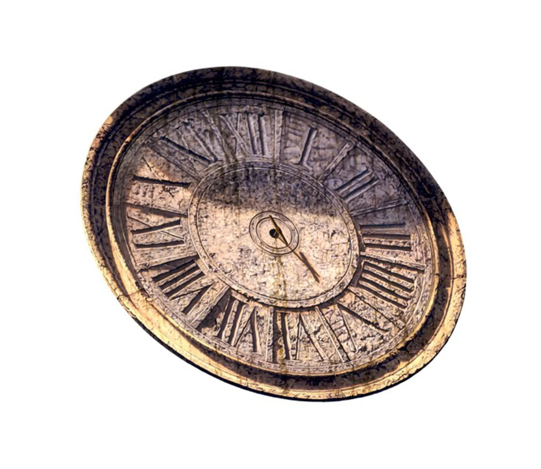  Virgo,&nbsp;V. 24" Diameter H. 27" Diameter, 2000, Oil on Panel,Private Collection 