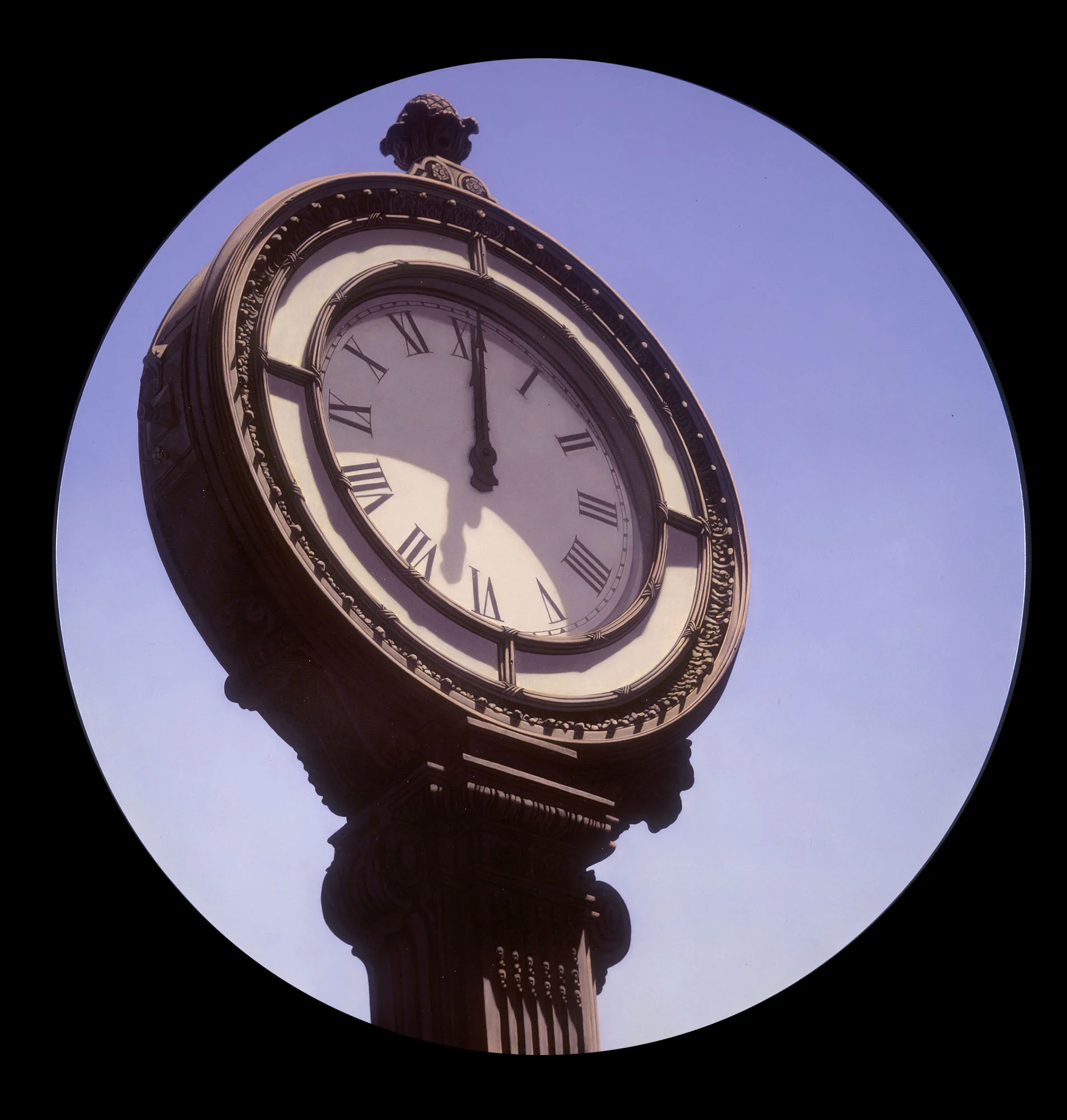  Twelve, 47" Diameter, Oil on Masonite, 1992, Collection: Leslie Heller, New York 