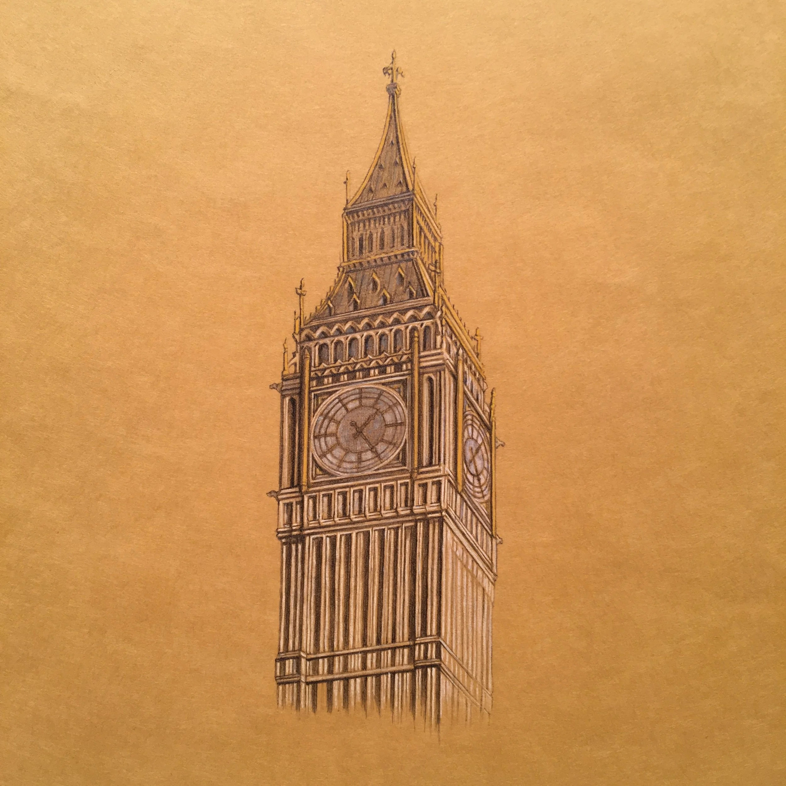  10"x10", 1995, Graphite and Oil Pigment on Paper, Price on Request 