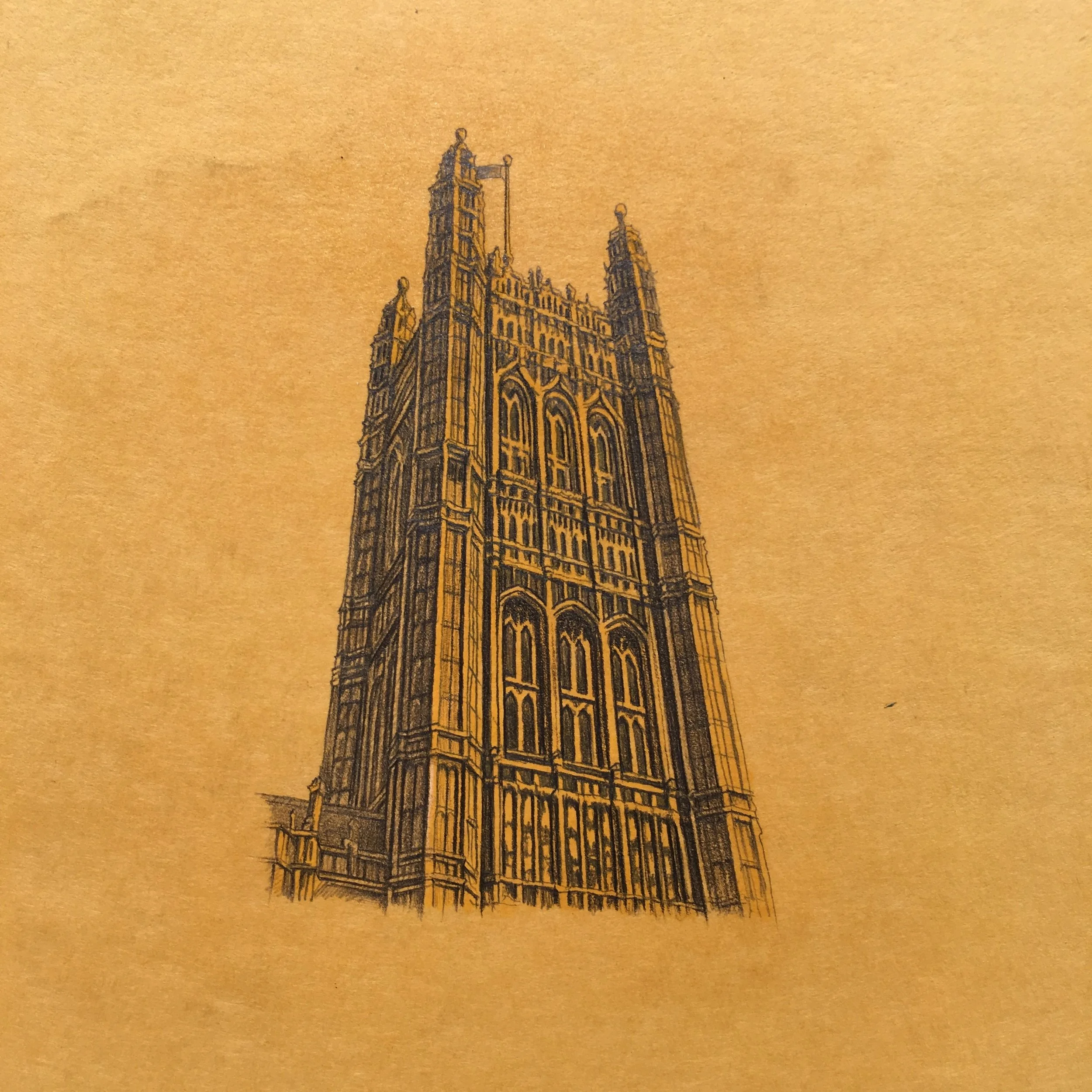  10"x10", 1995, Graphite and Oil Pigment on Paper, Price on Request 