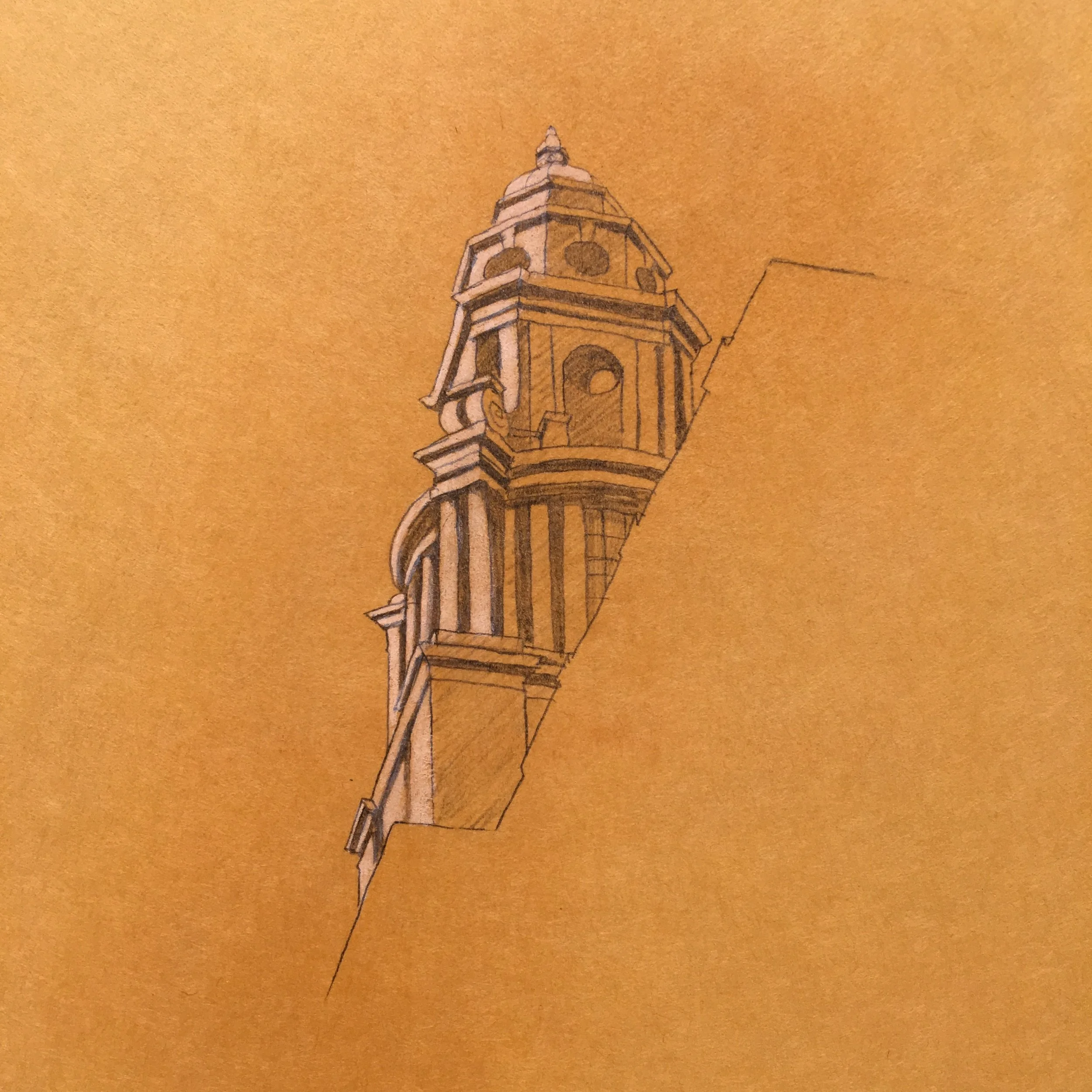  10"x10", 1995, Graphite and Oil Pigment on Paper, Price on Request 