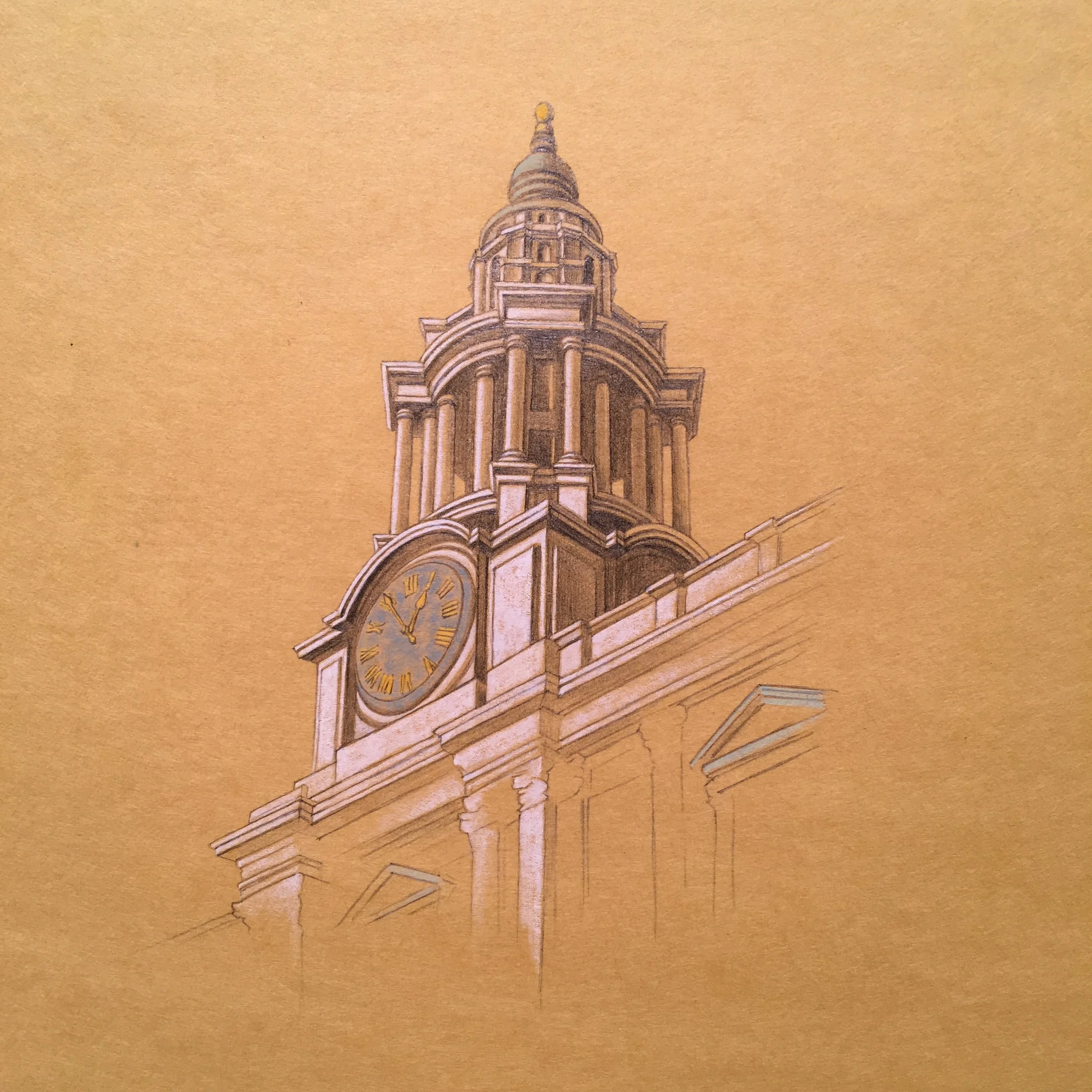  10"x10", 1995, Graphite and Oil Pigment on Paper, Price on Request 