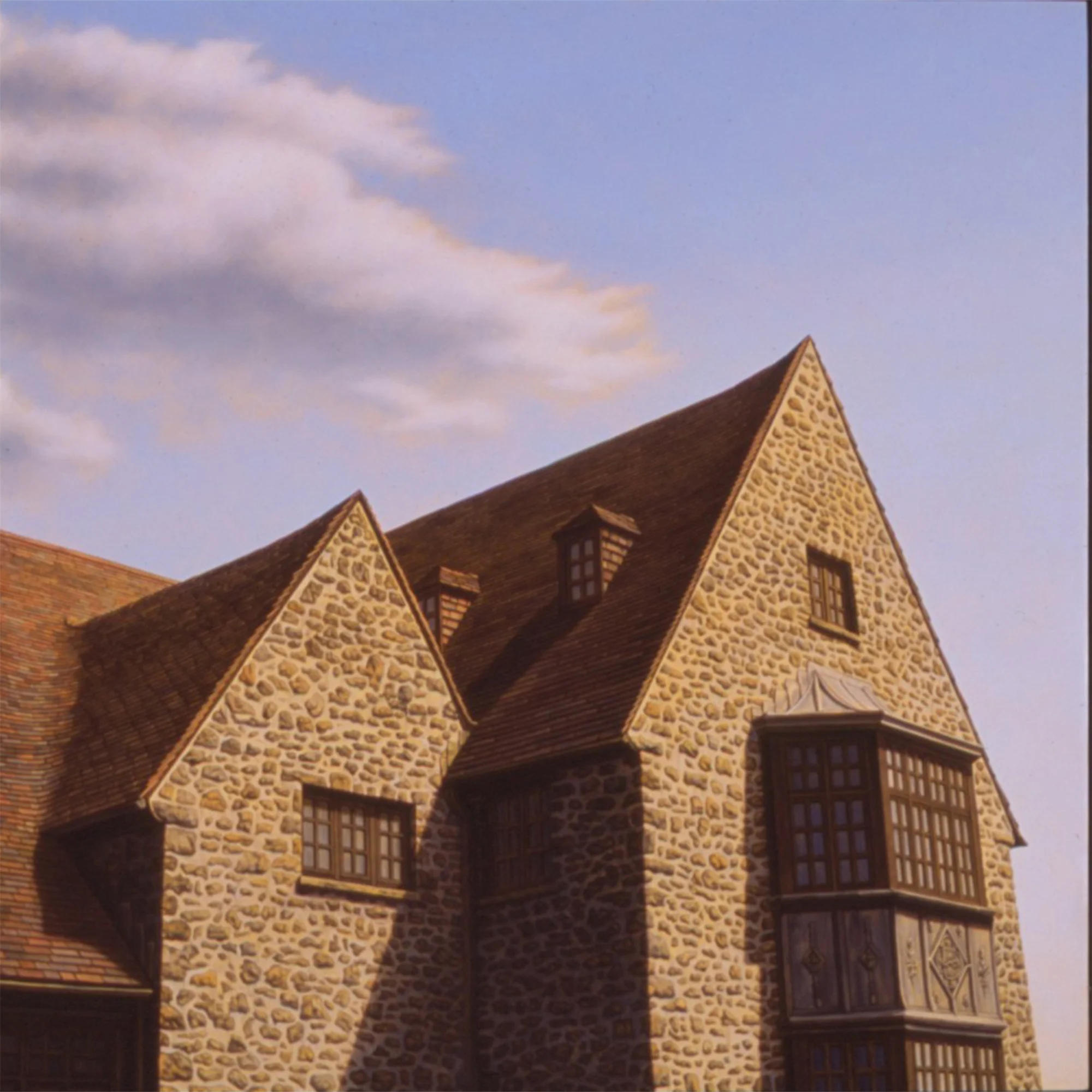  Aronimink G.C., 24"x24", 2009, Oil on Panel, Collection: Jon and Vicki Warner, PA 