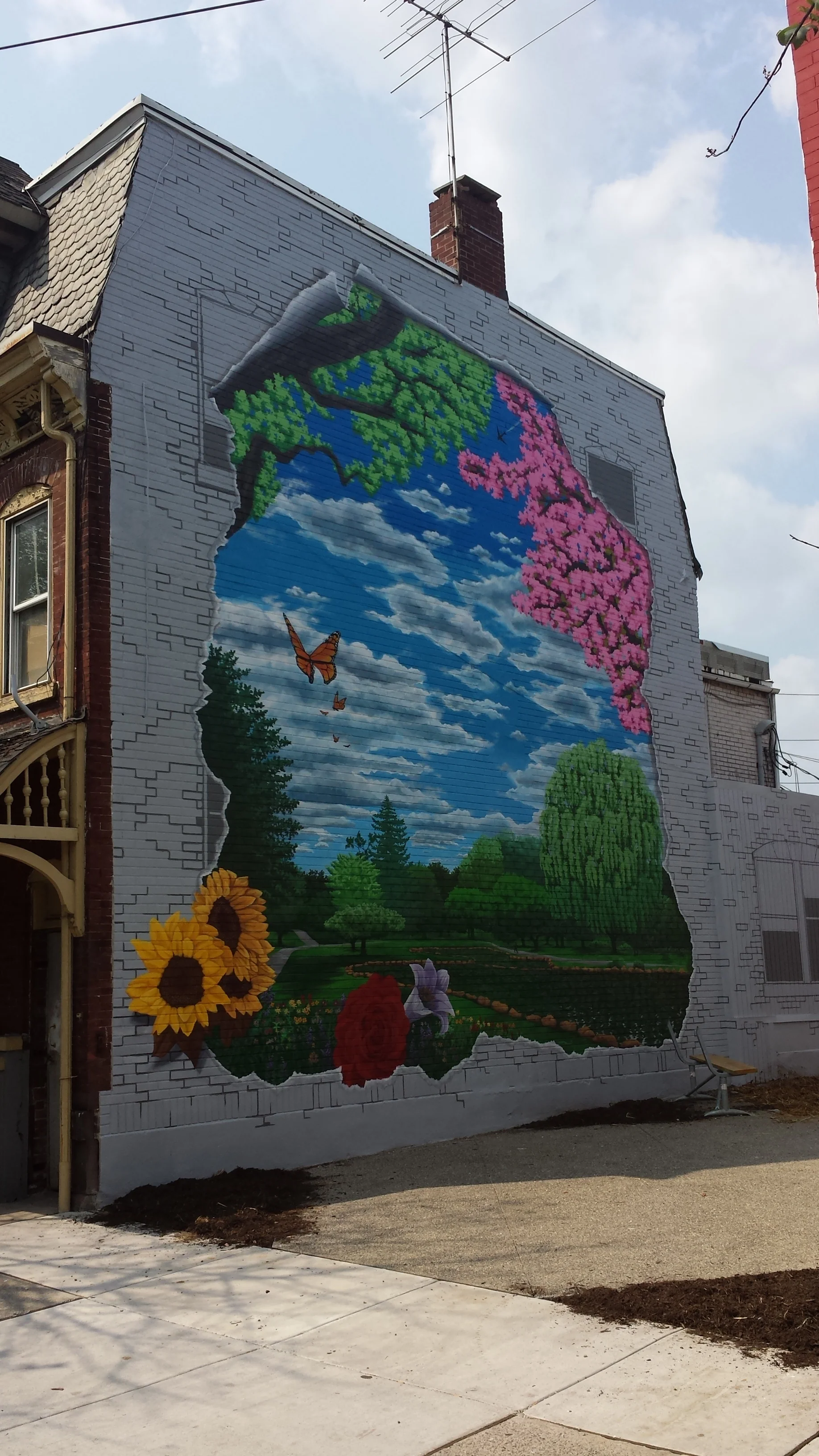 Completed West Wall