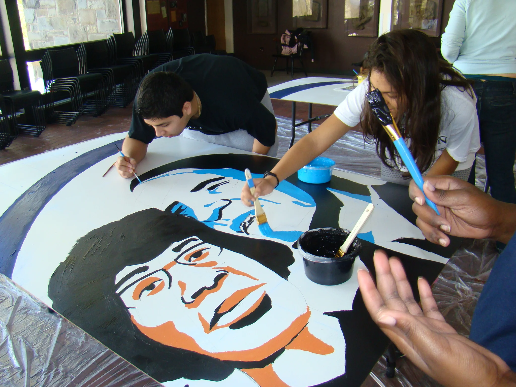 "Leaders" Community Paint Day at Colgate University