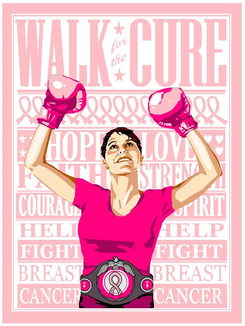  T-Shirt Design for the "Cure Clan" team, for The Susan G. Komen 3 Day Walk 