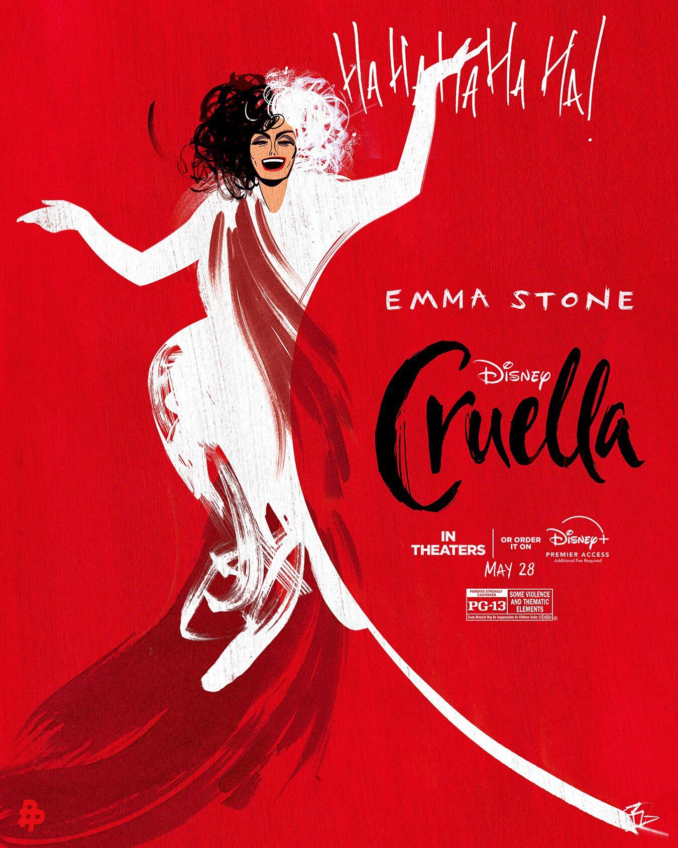   Cruella   Client: Disney (official art created via Poster Posse) 