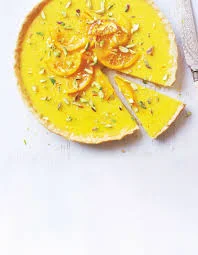 Saffron Rosewater Flan