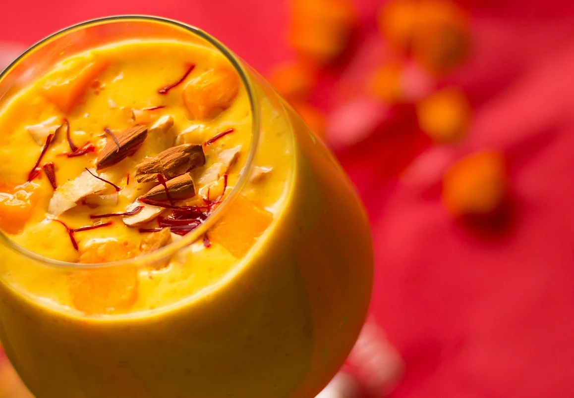 Mango Saffron Lassi Recipe