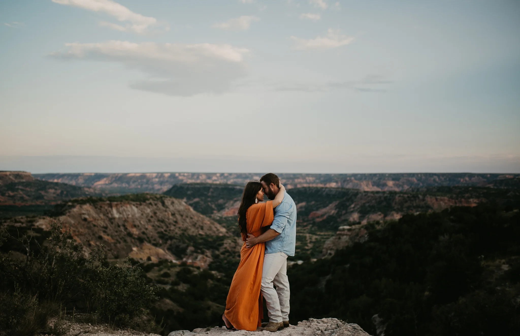Winter engagement session down by the coeur d alene lake on Tubbs Hill