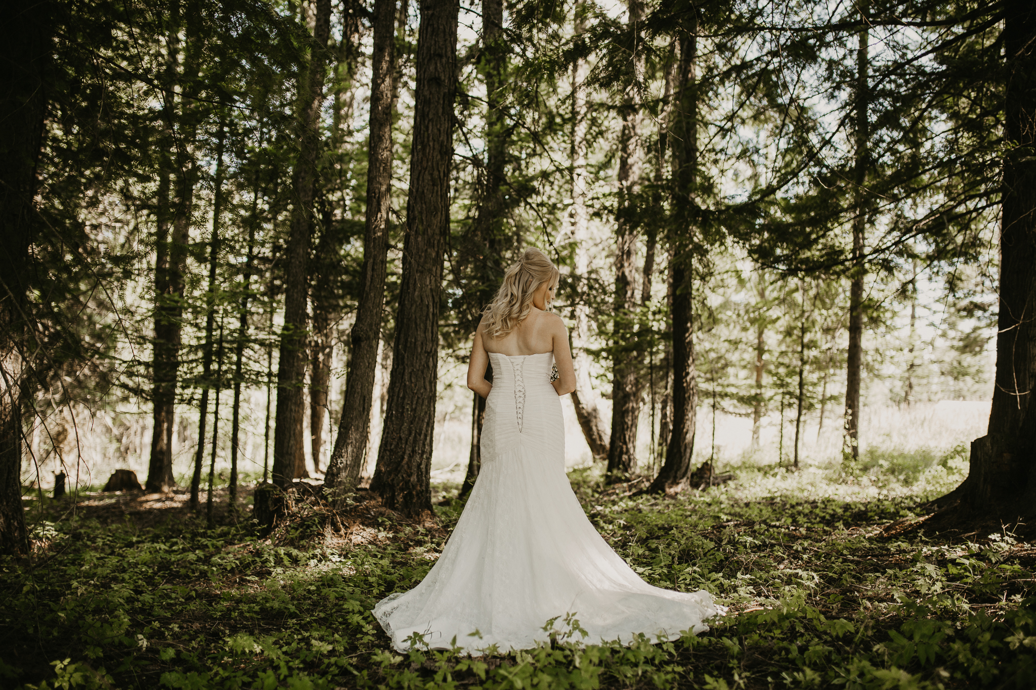  Bride posing during her bridal portraits 