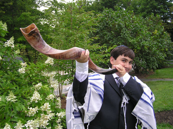 Blowing the Shofar