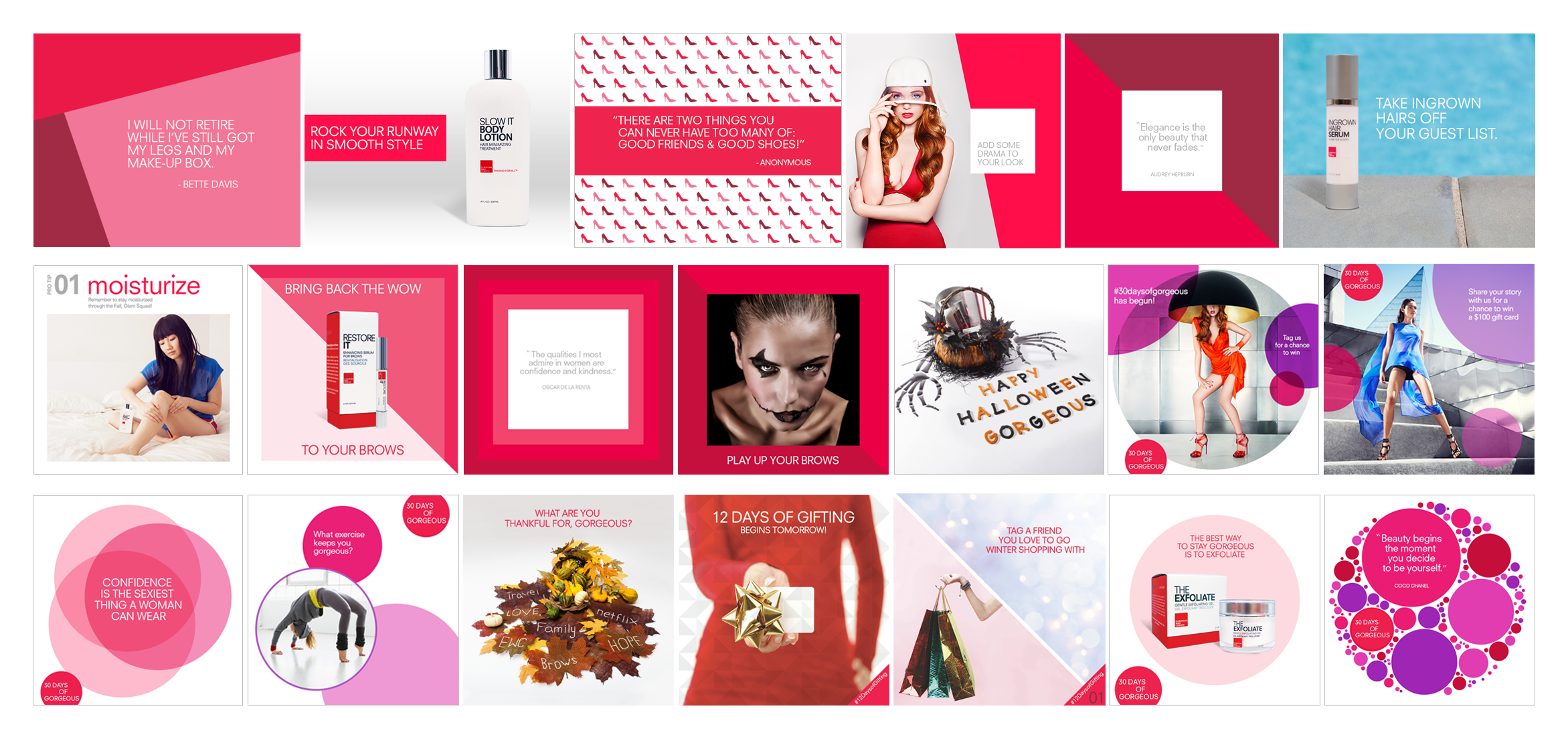 Facebook/Twitter/Instagram Social Posts