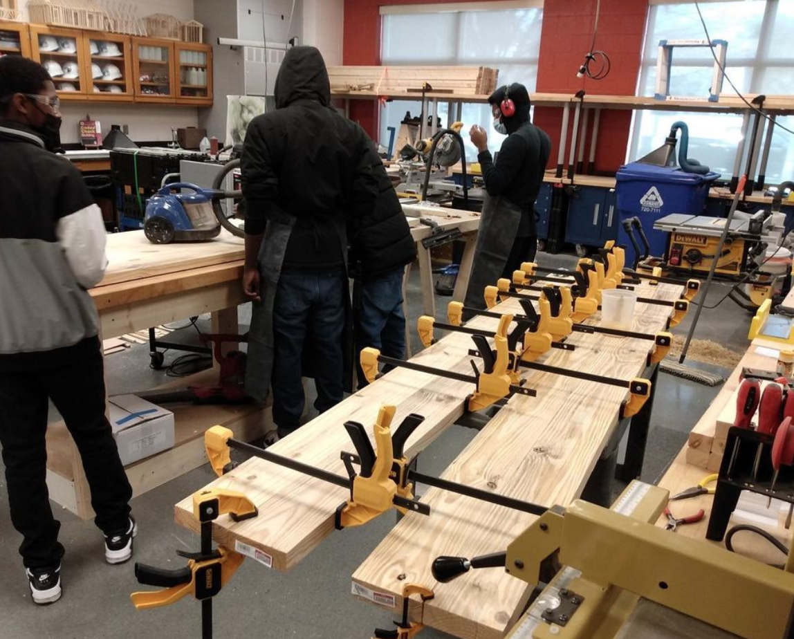 Lowcountry Veterans Home's New Dining Room Table!
