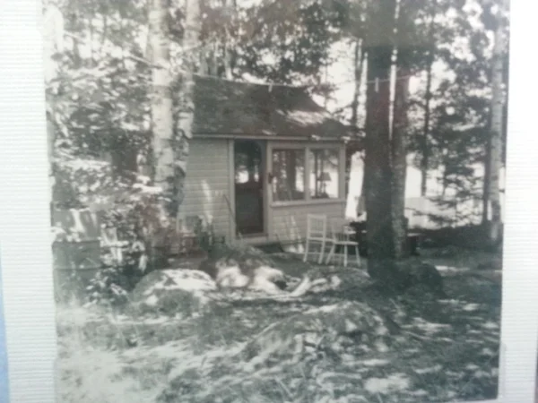 The Perkins family camp on Green Lake (photo from the 1950s).