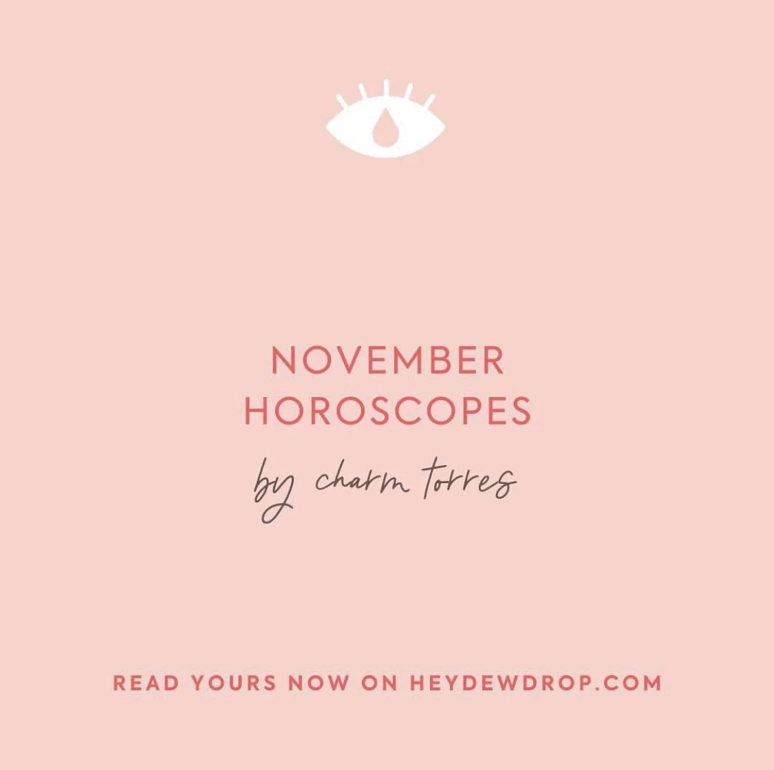 NOVEMBER 2019 HOROSCOPES