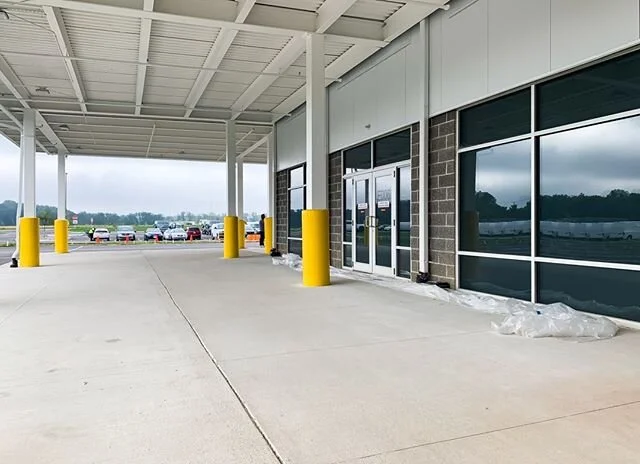 A loading bay, a warehouse, an office, or a factory? Whichever one you need painted - M&amp;V Pro Services commercial painting division is what you need for the right view! 🌇
.
.
.
.
#southbend #mishawaka #bremen #plymouth #Osceola #granger #elkhart