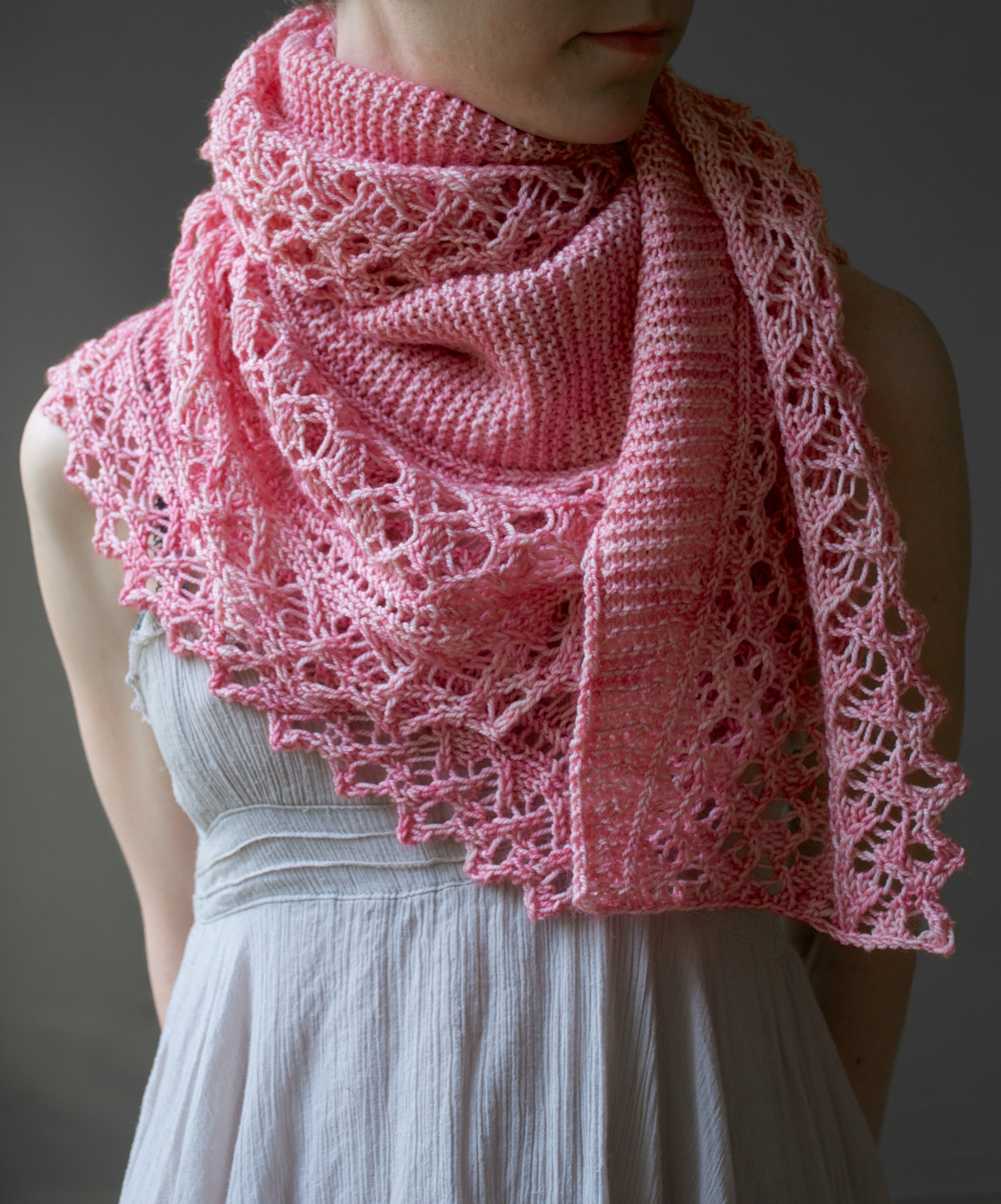Красивый шарф связанный