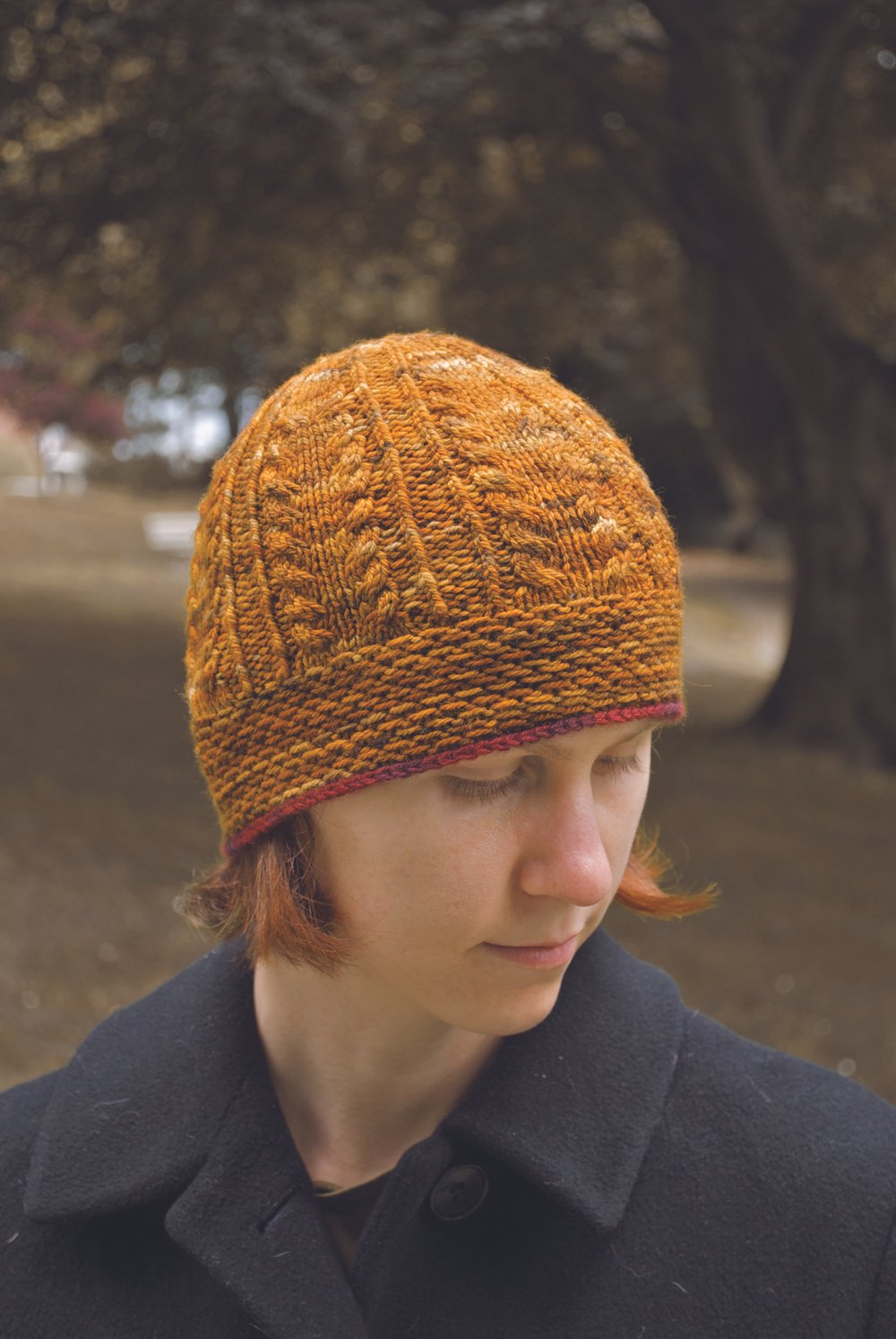 Cable Knit Beanie Hats For Women Pattern Free Red Heart Braided