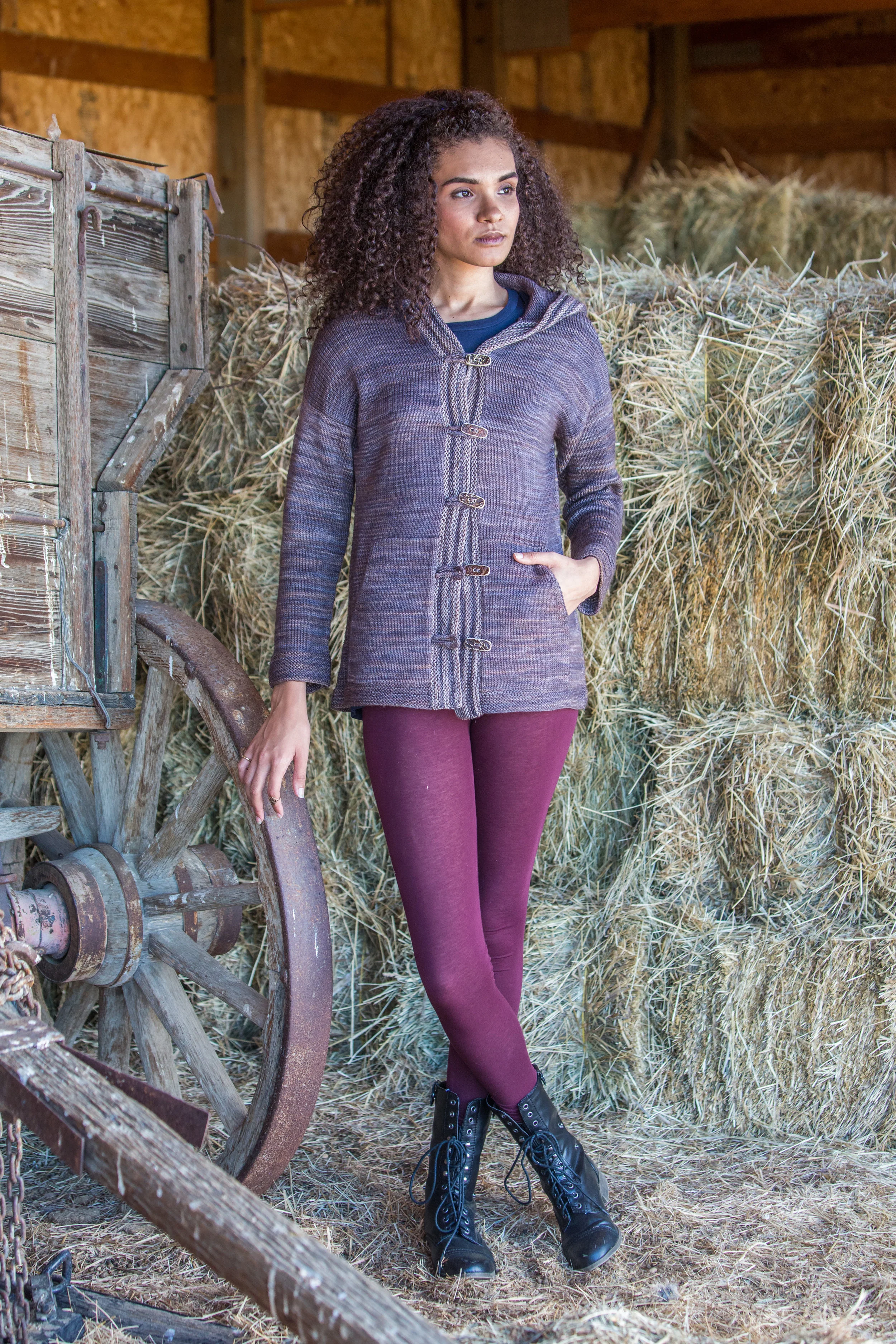 Rugged Knits Pattern Highlight: Wrapup Hoodie
