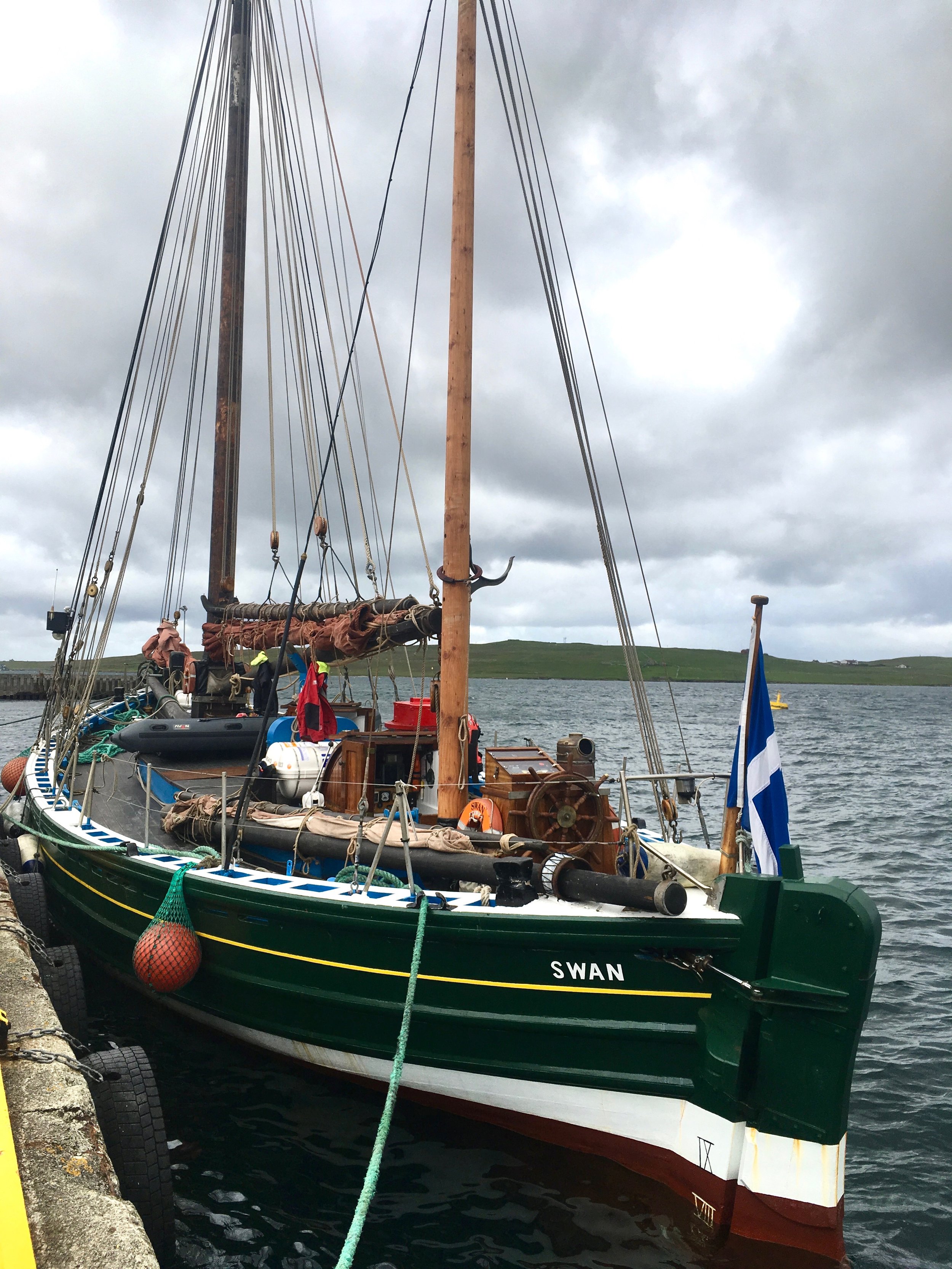 Shetland: the Historic Swan Boat