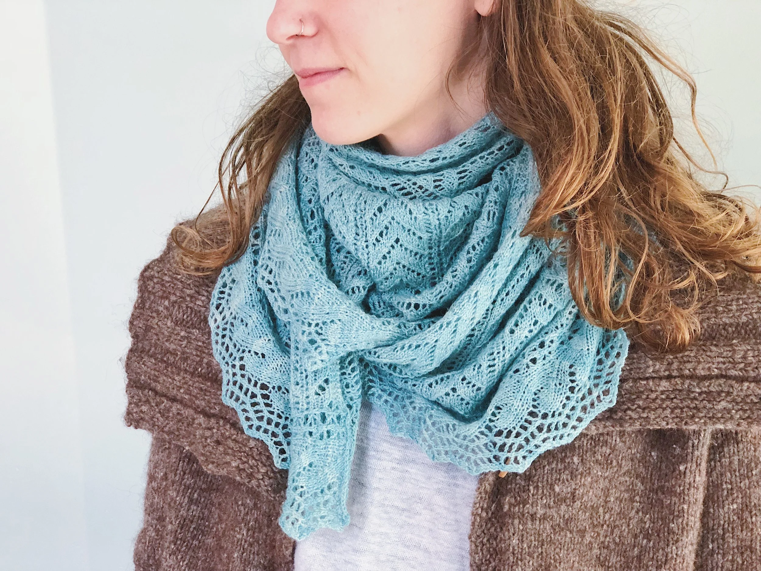 3 Gorgeous Ways to Wear a Half Pi Shawl