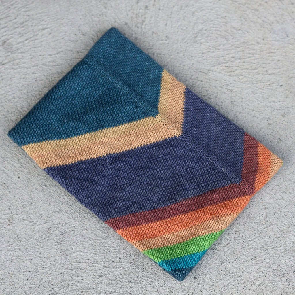 Slanted Stripes in Gauge Dye Works Full Spectrum