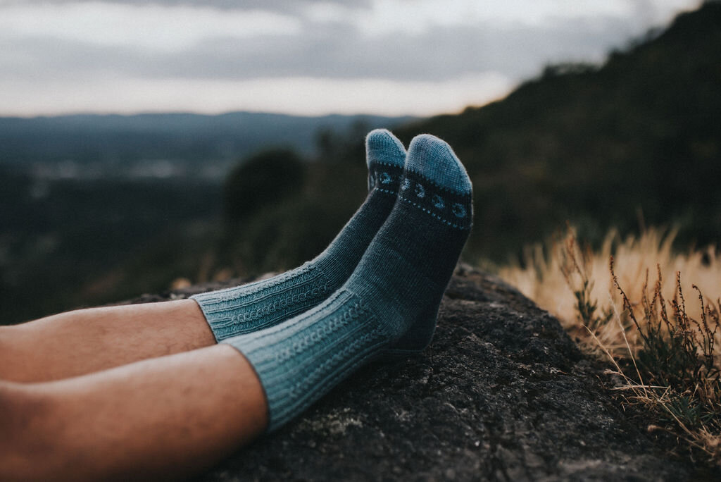 Running Travel Flight Socks Sun And Moon Crew Ankle Socks For Women & Men 