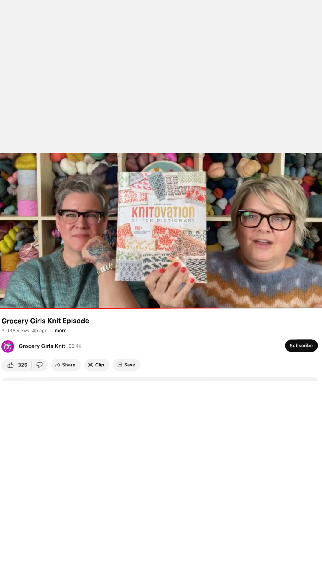 KnitOvation on the Grocery Girls Podcast!