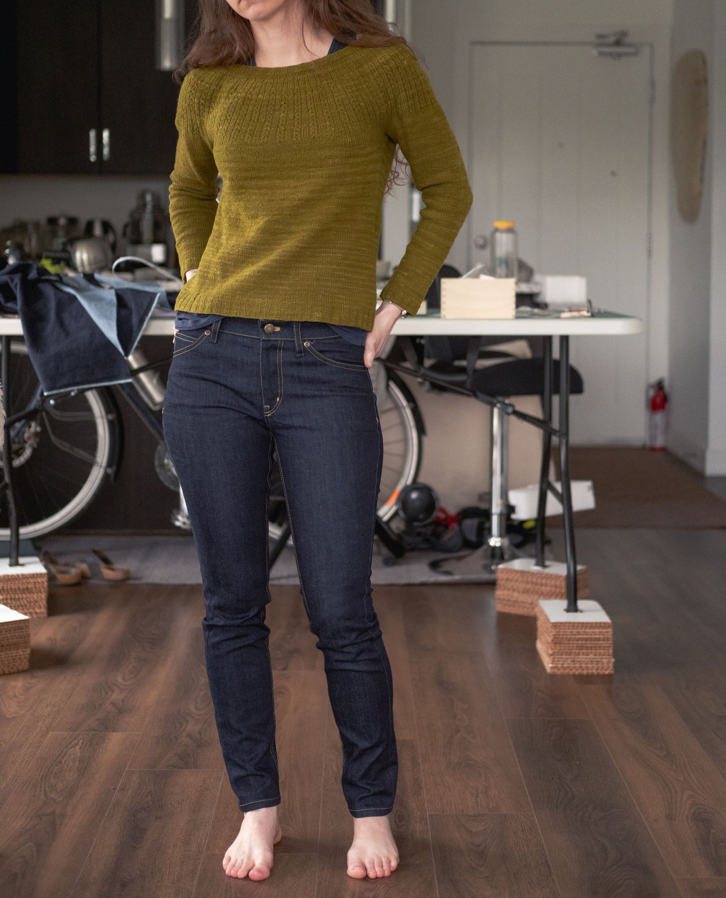 Visible Mending Jeans — Andrea Rangel