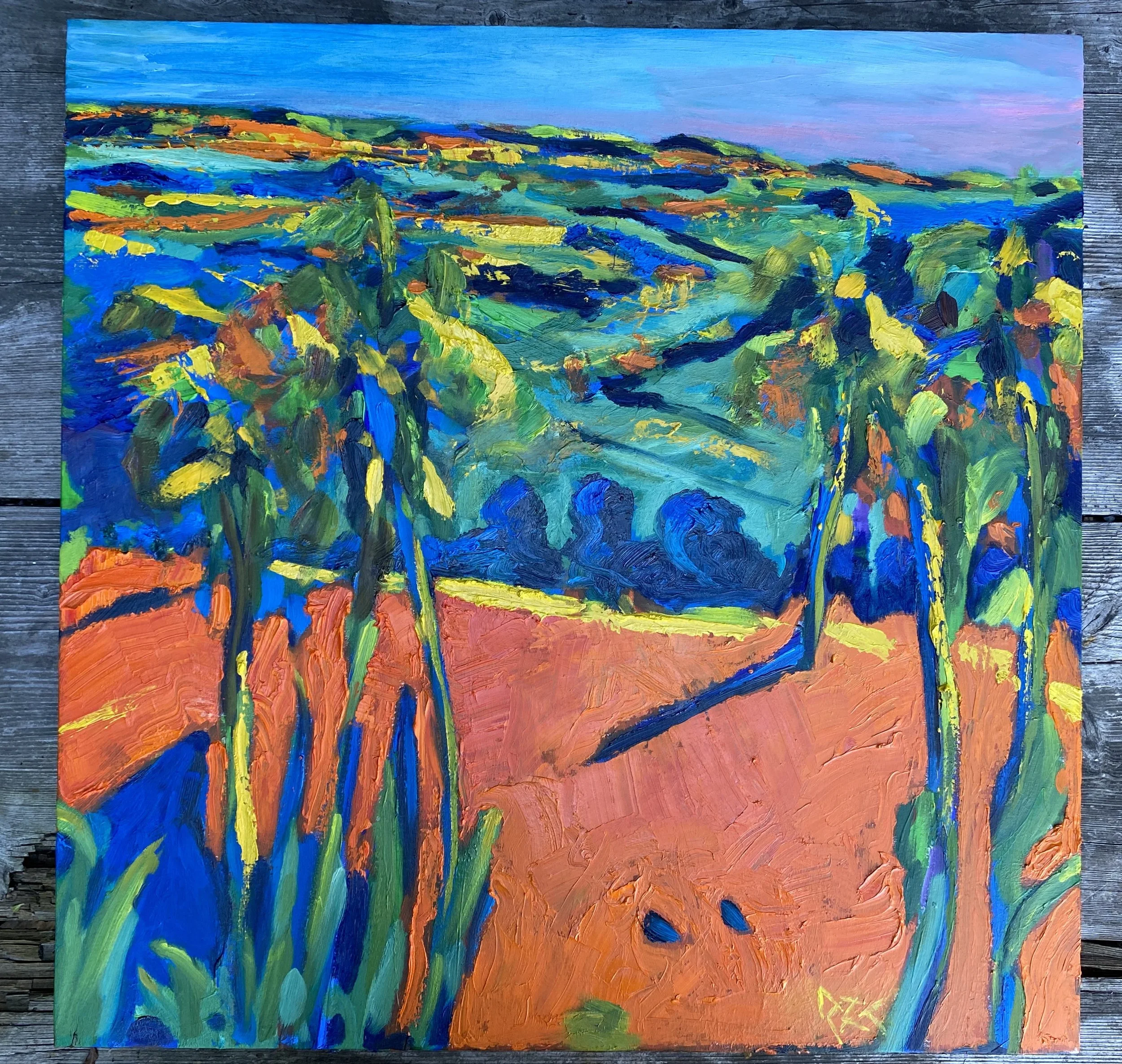 Runyon Night View.oiloncanvas.24by24.$1570.jpeg