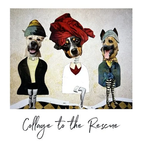 Wendy Tigerman announces her book "Collage to the Rescue" (purchase link in story)