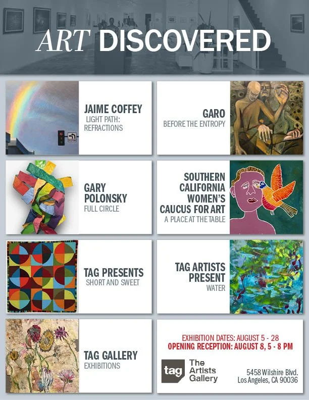 Gallery Reception: August 8, 5 - 8 pm