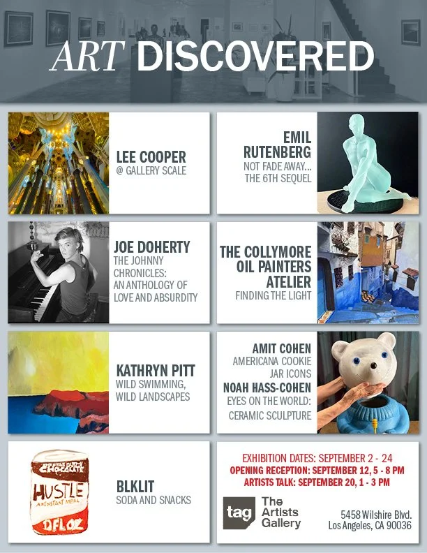 ARTISTS TALK- September 20, 1 - 3 PM