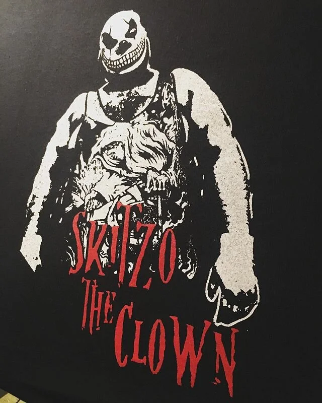 🤡❤️ #facekickedapparel #screenprinting #custom #tshirts #ryonet #supportindywrestling #supportlocal #supportsmallbusiness #clownsarecool