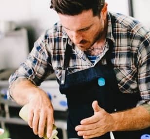 Seamus Mullen cooks at home