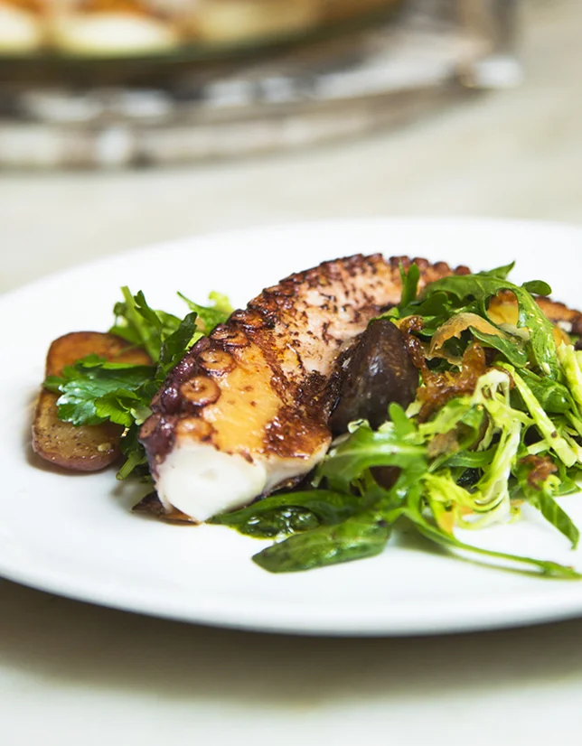 Pulpo a La Brasa – Grilled Spanish octopus at Tertulia Restaurant in New York City
