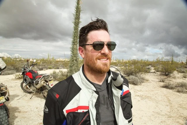 Seamus Mullen in Baja California, Mexico