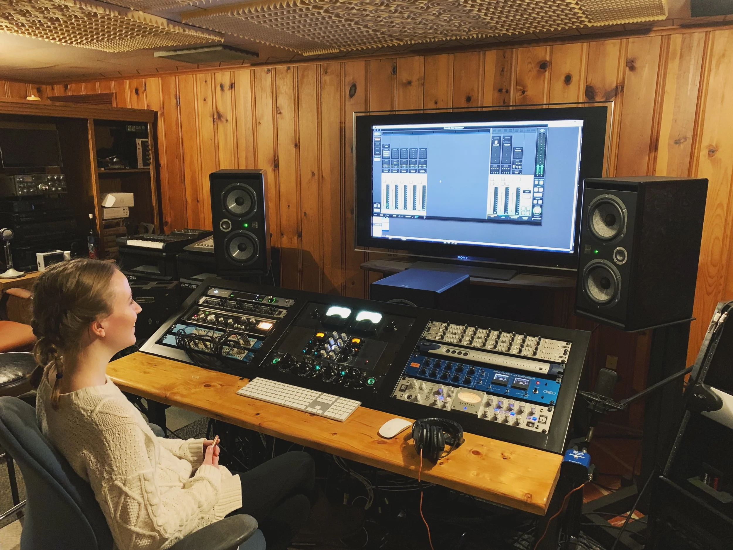 The last time I was in the recording studio I was 14 years old! Feels good, man.
