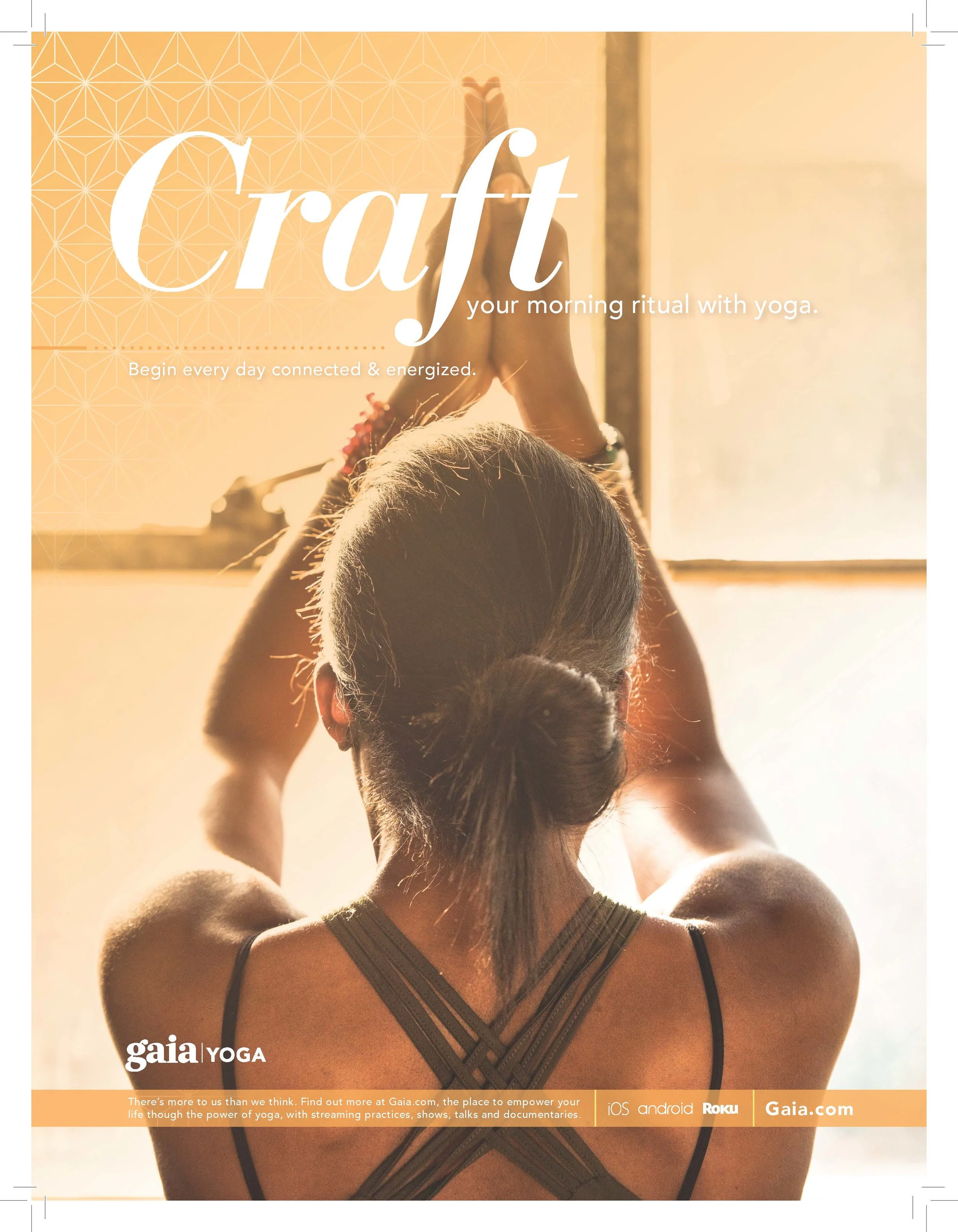 Morning Ritual Print Ad - Yoga Journal