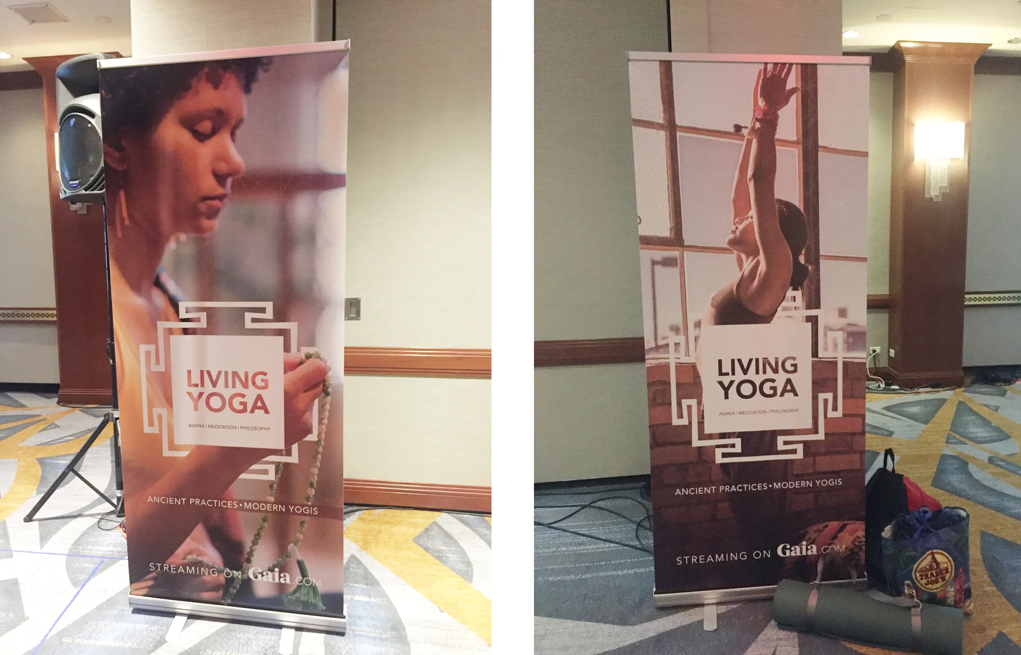 Living Yoga Retractable Event Banners