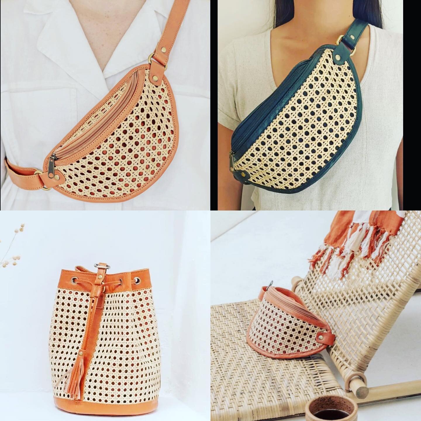 🖤🧡Summer Pre-Sale🖤🧡
We fell in love with these on-trend woven bags and wanted to share the fun!! Want your own??!! Choose from the handmade black or caramel sling belt bags or the roomy cane backpack in caramel. Message us to pre-order!! Placing 
