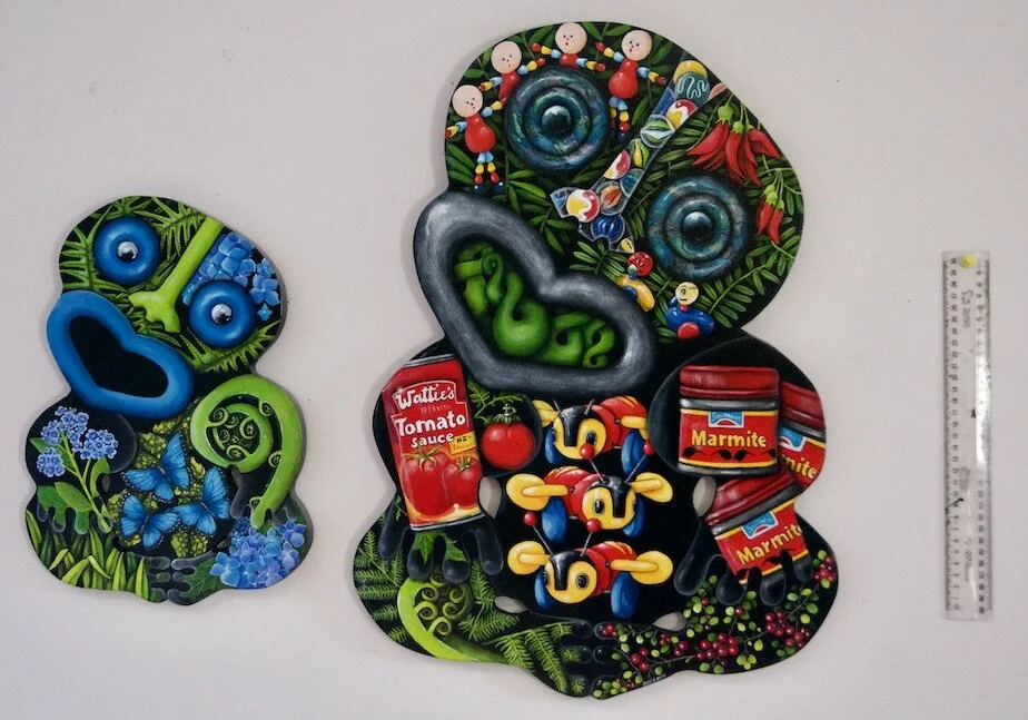 floral tiki. acrylic. 36Hx25Wcm. $950. version 2.jpeg