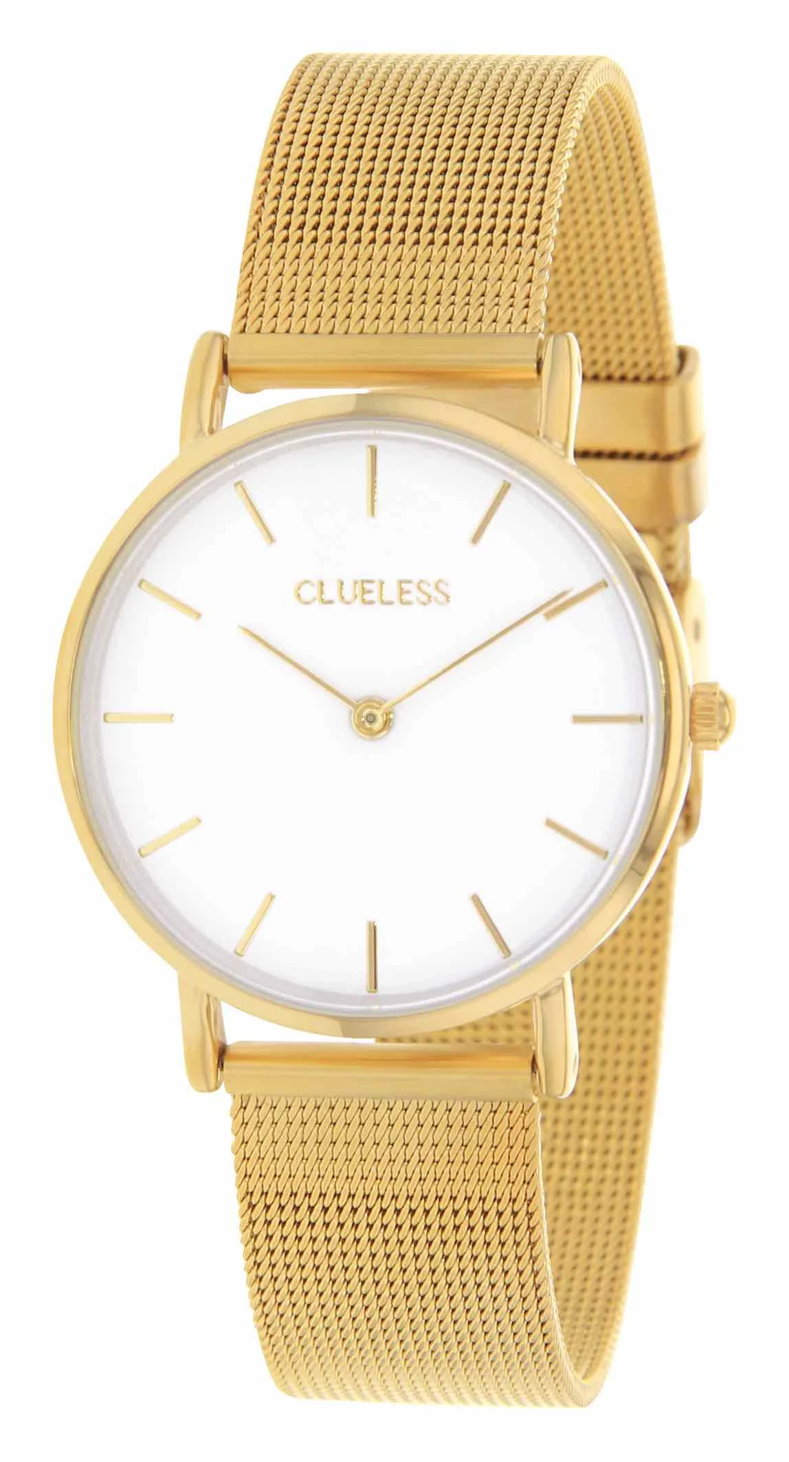 Clueless_Montre_bcl10104_101.jpg | Bracelet doré - Boitier doré - Cadran blanc