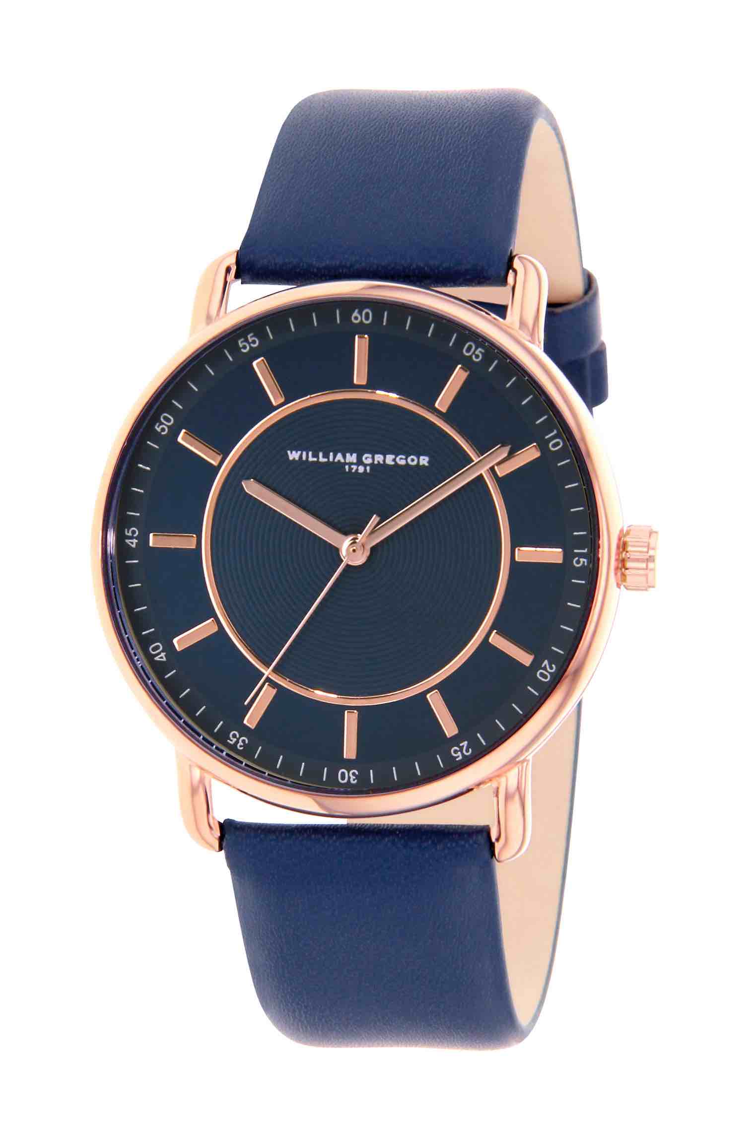 william_gregor_montre_bwg10011g_808.jpg Bracelet bleu - Boitier or rose - Cadran bleu